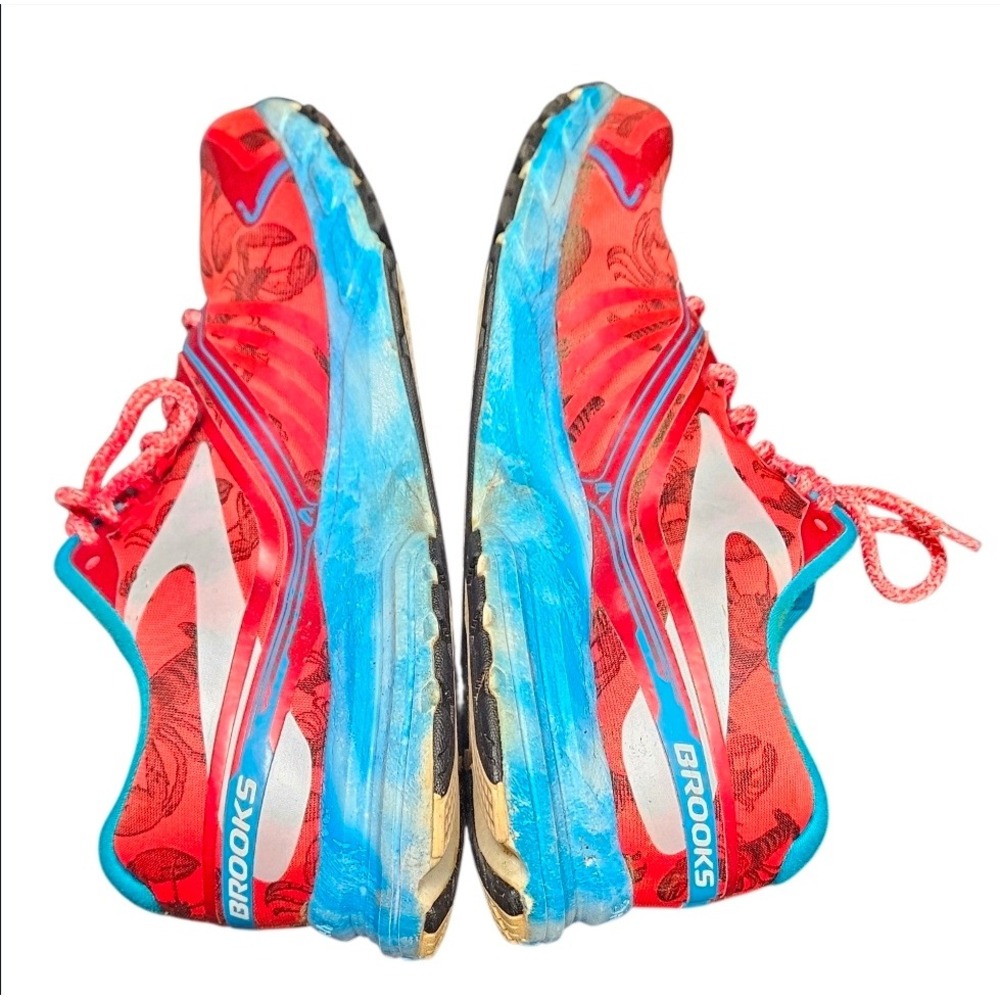 Brooks Launch 2 Boston Marathon Lobster Running Shoes Womens 8.5 1201781B629 - Picture 5 of 7